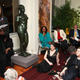 Quincy Troupe reads excepts from his poetry at a private residence in New York City.